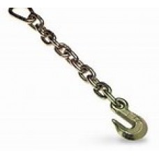 Pear Ring, W/ 18" Chain Extension & Grab Hook - 3,335 Lbs WLL